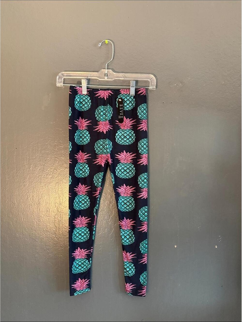 Eevee Kids Pineapple Print Leggings - New with Tags